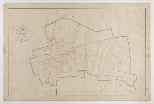 MOGEVILLE - Section B - du Village - feuille 02