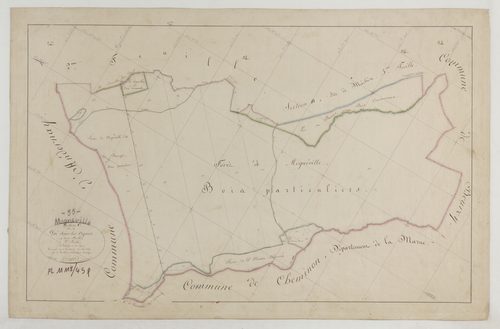 MOGNEVILLE - Section C Pré sous les Vignes feuille 03