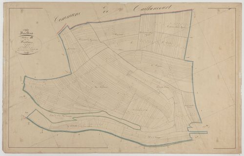 MONTBRAS - Section B des Herbues feuille 04