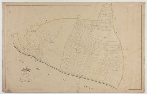 MONTBRAS - Section A du grand Prés feuille 02
