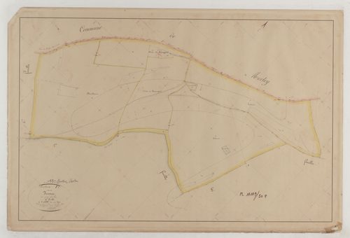 MONTIERS-SUR-SAULX - Section F des Fermes feuille 07