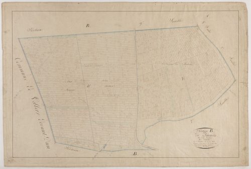 MONTIGNY-DEVANT-SASSEY - Section B - de Launois - feuille 10