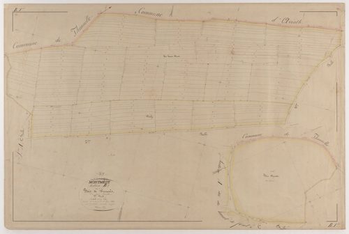 MONTMEDY - Section B - Bois de Fresnois - feuille 01