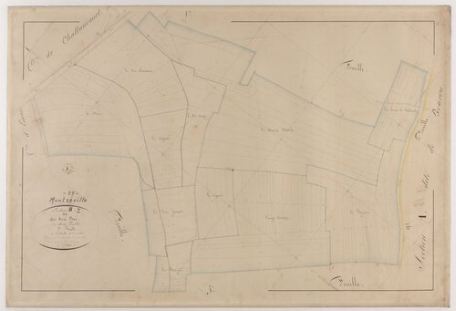MONTZEVILLE - Section B - des Prés-Bas - feuille 02