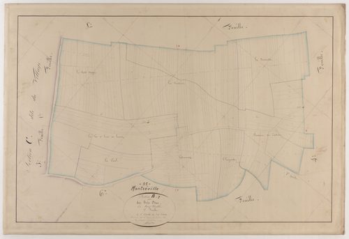 MONTZEVILLE - Section B - des Prés-Bas - feuille 07