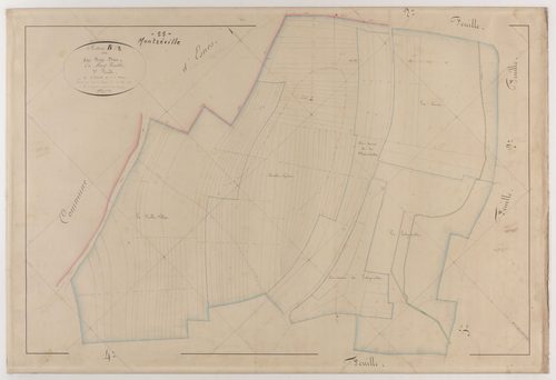 MONTZEVILLE - Section B - des Prés-Bas - feuille 03
