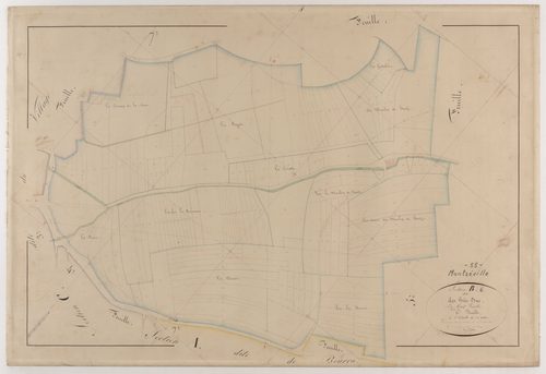 MONTZEVILLE - Section B - des Prés-Bas - feuille 06