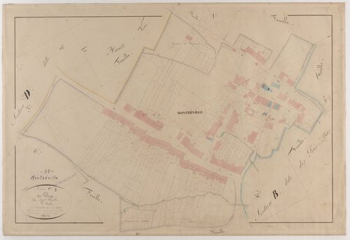MONTZEVILLE - Section C - du Village - feuille 03