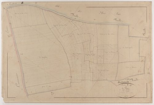 MONTZEVILLE - Section C - du Village - feuille 01