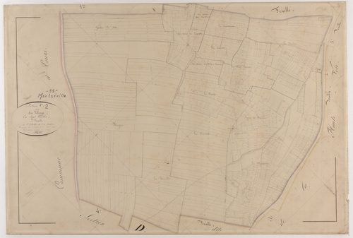 MONTZEVILLE - Section C - du Village - feuille 02