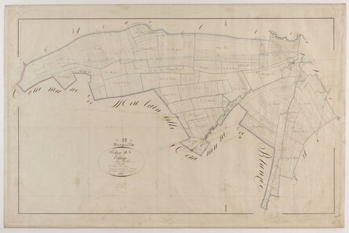 MORANVILLE - Section B - du Village - feuille 02
