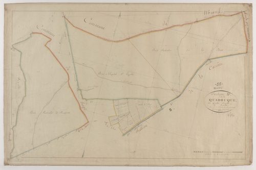 MOUILLY - Section A - la Quadruque - feuille 01