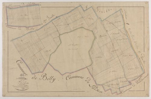 MUZERAY - Section B - des Bois - feuille 03