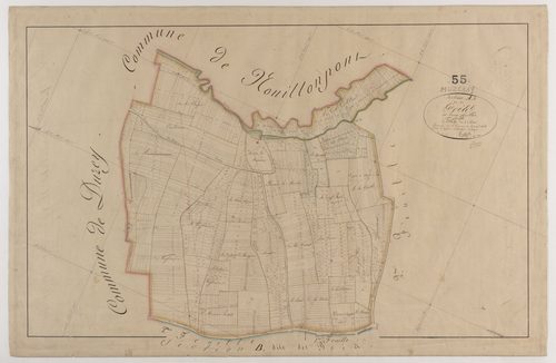 MUZERAY - Section A - des Prés - feuille 01