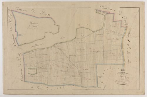MUZERAY - Section B - des Bois - feuille 02