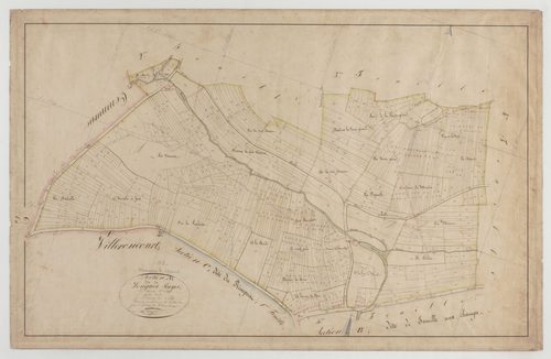NANCOIS-LE-GRAND - Section A des Longues Rayes feuille 01