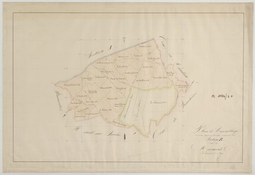 NANT-LE-PETIT - Section PA de Marmont feuille PB