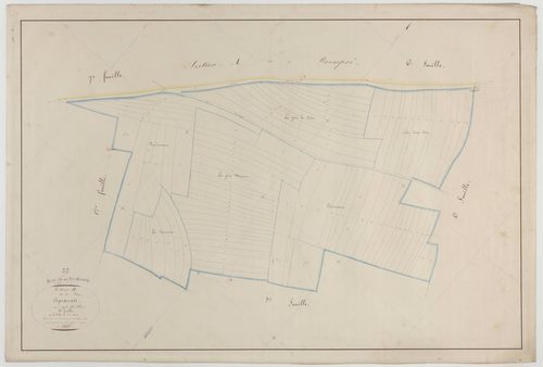 NEUVILLE-EN-VERDUNOIS - Section B des Apranats feuille 02