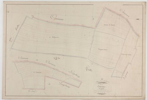 NEUVILLE-EN-VERDUNOIS - Section C du Caurat feuille 03