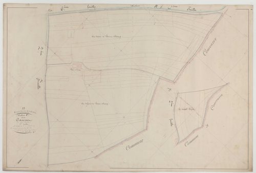 NEUVILLE-EN-VERDUNOIS - Section C du Caurat feuille 01