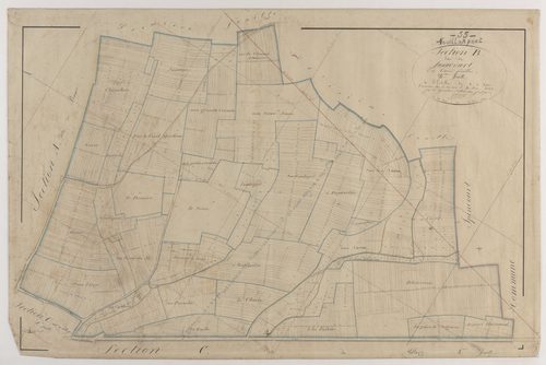 NOUILLONPONT - Section B - d'Hovecourt - feuille 02