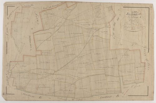NOUILLONPONT - Section A - de Buaux - feuille U