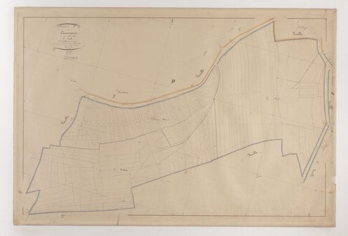 ORNES - Section C - des Caurrières - feuille 01