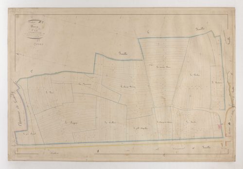 ORNES - Section B - de Beuze - feuille 01