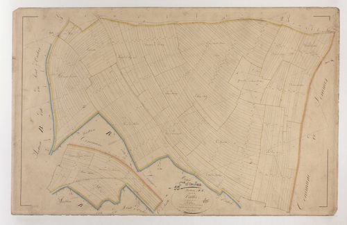 OSCHES - Section A - de la Vallée - feuille 04