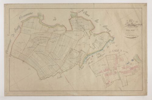 PARFONDRUPT - Section A - du Village - feuille 01