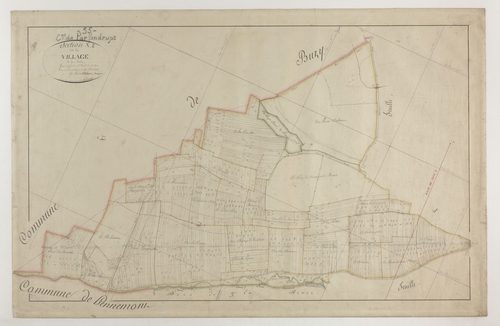 PARFONDRUPT - Section A - du Village - feuille 02