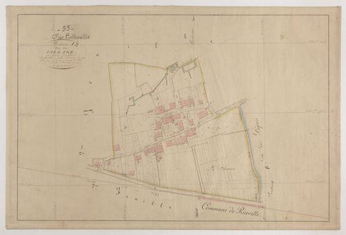 PINTHEVILLE - Section A - du Village - feuille 03