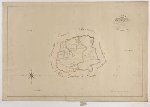 PINTHEVILLE - Tableau d'assemblage - feuille 01