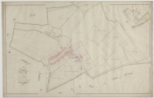 RANZIERES - Section A des Bois feuille 01