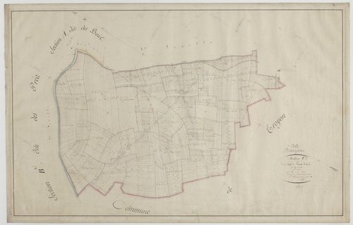 RANZIERES - Section C Voie de ST Mihiel feuille 01