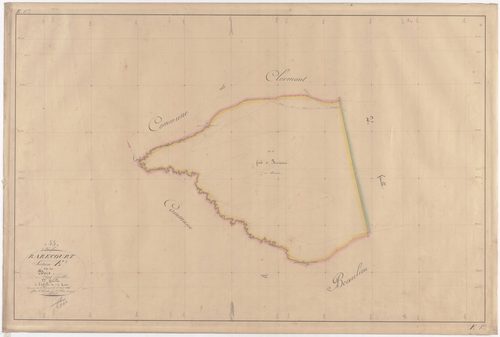 RARECOURT - Section E - des Bois - feuille 01