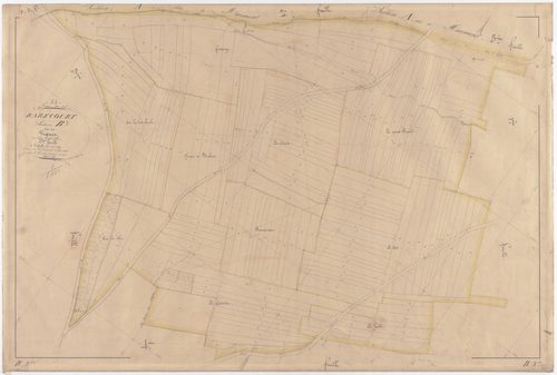 RARECOURT - Section B - des Vignes - feuille 02