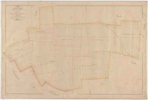 RECICOURT - Section F - la Roie de Brocourt - feuille 04