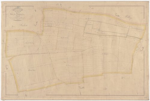 RECICOURT - Section F - la Roie de Brocourt - feuille 02