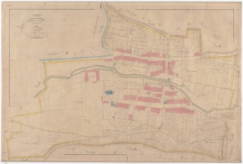 RECICOURT - Section E - du Village - feuille 02