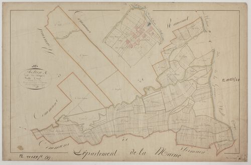 REMENNECOURT - Section A du Houyer feuille 01