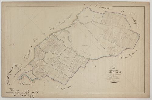 REMENNECOURT - Section B de la Garenne feuille 01