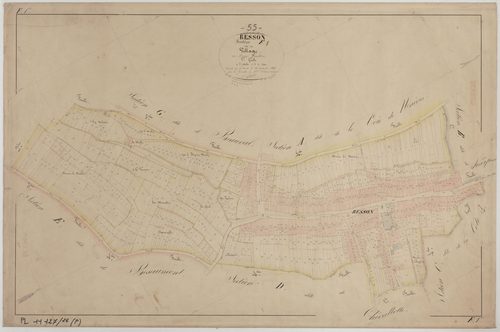 RESSON - Section F du Village feuille 01