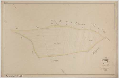 RESSON - Section E de Besaumont feuille 01
