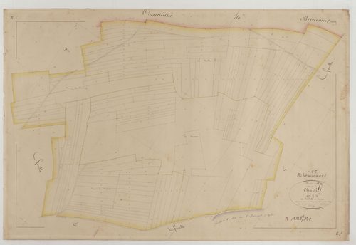 RIBEAUCOURT - Section B de la Chanée feuille 04