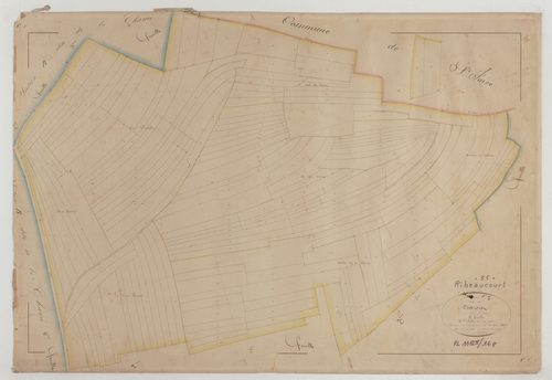 RIBEAUCOURT - Section C du Charevet feuille 01