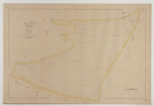 RIBEAUCOURT - Section C du Charevet feuille 06