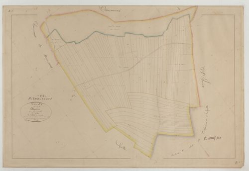 RIBEAUCOURT - Section B de la Chanée feuille 05