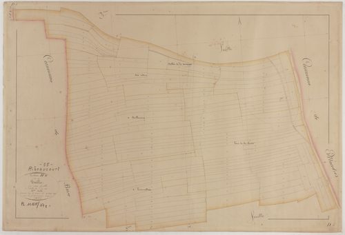 RIBEAUCOURT - Section D des Tailles feuille 04
