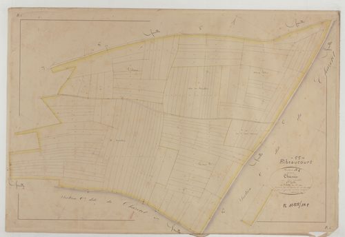 RIBEAUCOURT - Section B de la Chanée feuille 06